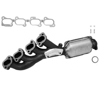 Catalytic Converter with Integrated Exhaust Manifold
