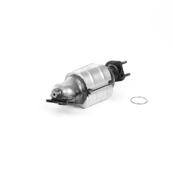 Catalytic Converter with Integrated Exhaust Manifold