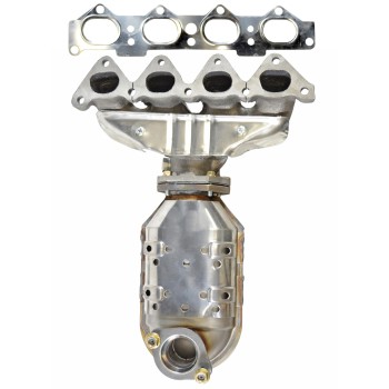 Catalytic Converter with Integrated Exhaust Manifold