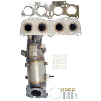 Catalytic Converter with Integrated Exhaust Manifold