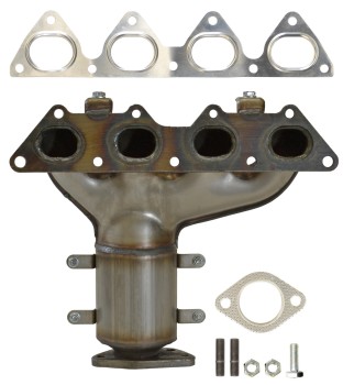Catalytic Converter with Integrated Exhaust Manifold