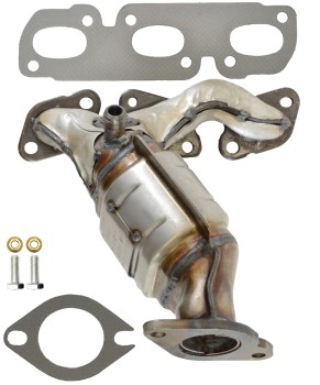 Catalytic Converter with Integrated Exhaust Manifold