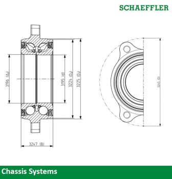 Wheel Bearing and Hub Assembly