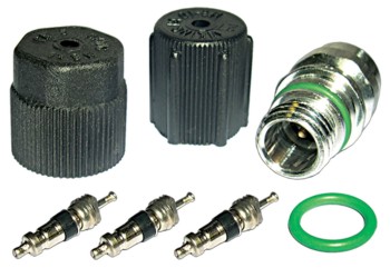 A/C System Valve Core and Cap Kit
