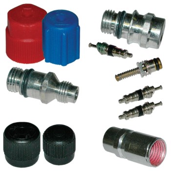 A/C System Valve Core and Cap Kit