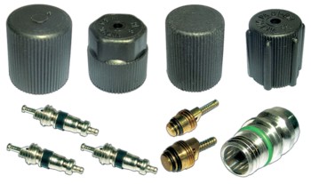 A/C System Valve Core and Cap Kit