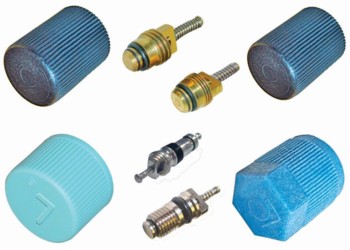 A/C System Valve Core and Cap Kit