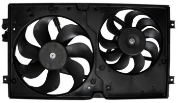 Dual Radiator and Condenser Fan Assembly