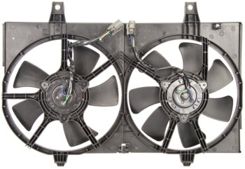 Dual Radiator and Condenser Fan Assembly