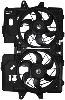 Dual Radiator and Condenser Fan Assembly