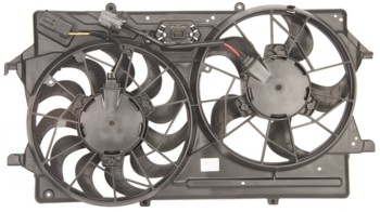 Dual Radiator and Condenser Fan Assembly