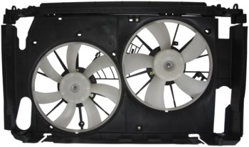 Dual Radiator and Condenser Fan Assembly
