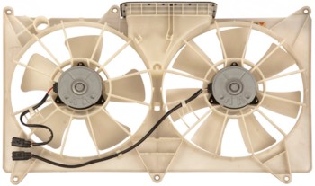 Dual Radiator and Condenser Fan Assembly