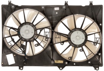 Dual Radiator and Condenser Fan Assembly