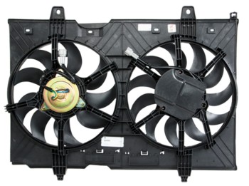 Dual Radiator and Condenser Fan Assembly