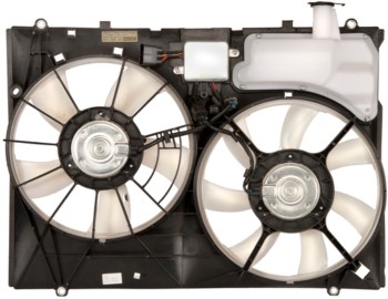 Dual Radiator and Condenser Fan Assembly