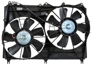 Dual Radiator and Condenser Fan Assembly