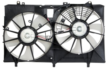 Dual Radiator and Condenser Fan Assembly