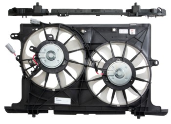 Dual Radiator and Condenser Fan Assembly