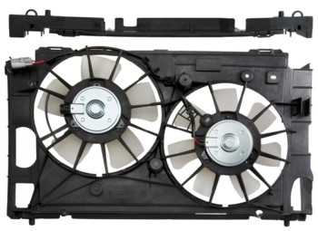Dual Radiator and Condenser Fan Assembly