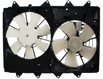 Dual Radiator and Condenser Fan Assembly