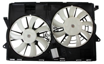 Dual Radiator and Condenser Fan Assembly