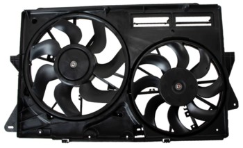 Dual Radiator and Condenser Fan Assembly
