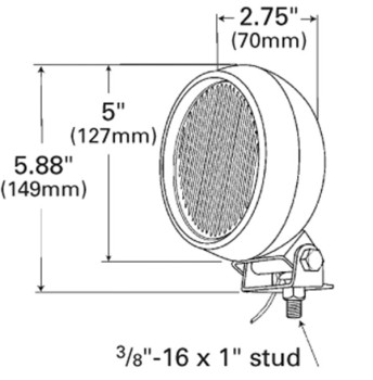 Vehicle-Mounted Work Light