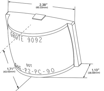 Side Marker Light Lens
