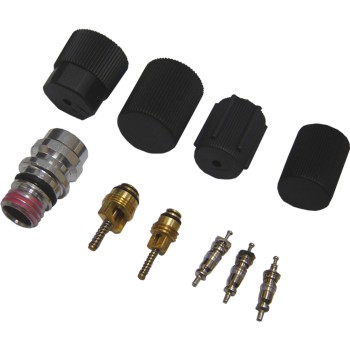 A/C System Valve Core and Cap Kit