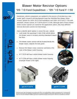 HVAC Blower Motor Resistor