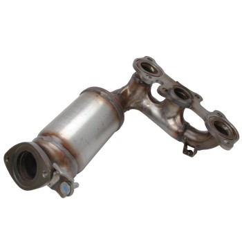 Catalytic Converter with Integrated Exhaust Manifold
