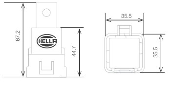 Engine Cooling Fan Motor Relay