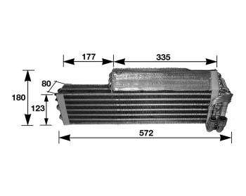 A/C Evaporator Core