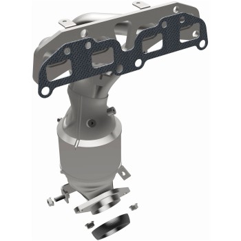 Catalytic Converter with Integrated Exhaust Manifold