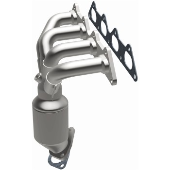 Catalytic Converter with Integrated Exhaust Manifold