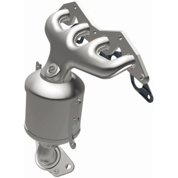 Catalytic Converter with Integrated Exhaust Manifold