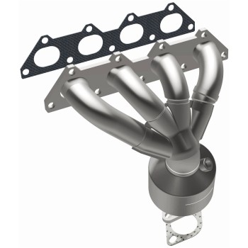 Catalytic Converter with Integrated Exhaust Manifold