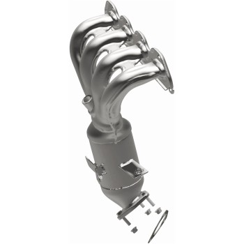 Catalytic Converter with Integrated Exhaust Manifold