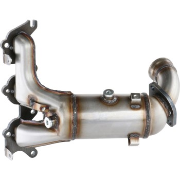 Catalytic Converter with Integrated Exhaust Manifold
