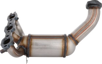 Catalytic Converter with Integrated Exhaust Manifold