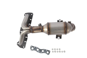 Catalytic Converter with Integrated Exhaust Manifold