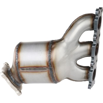 Catalytic Converter with Integrated Exhaust Manifold