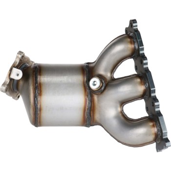 Catalytic Converter with Integrated Exhaust Manifold