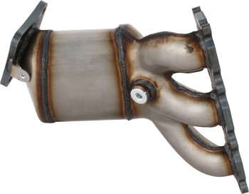 Catalytic Converter with Integrated Exhaust Manifold