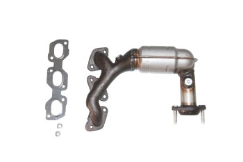 Catalytic Converter with Integrated Exhaust Manifold