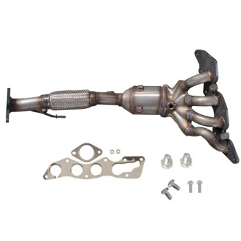 Catalytic Converter with Integrated Exhaust Manifold