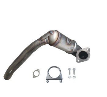 Catalytic Converter with Integrated Exhaust Manifold