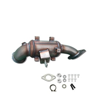 Catalytic Converter with Integrated Exhaust Manifold