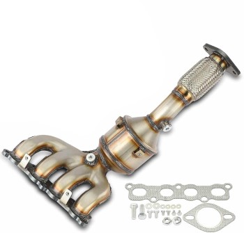 Catalytic Converter with Integrated Exhaust Manifold